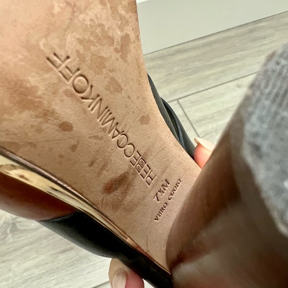 🛍️ Rebecca Minkoff Black/Brown Leather Rae Mules Multiple colors - Picture 6 of 9